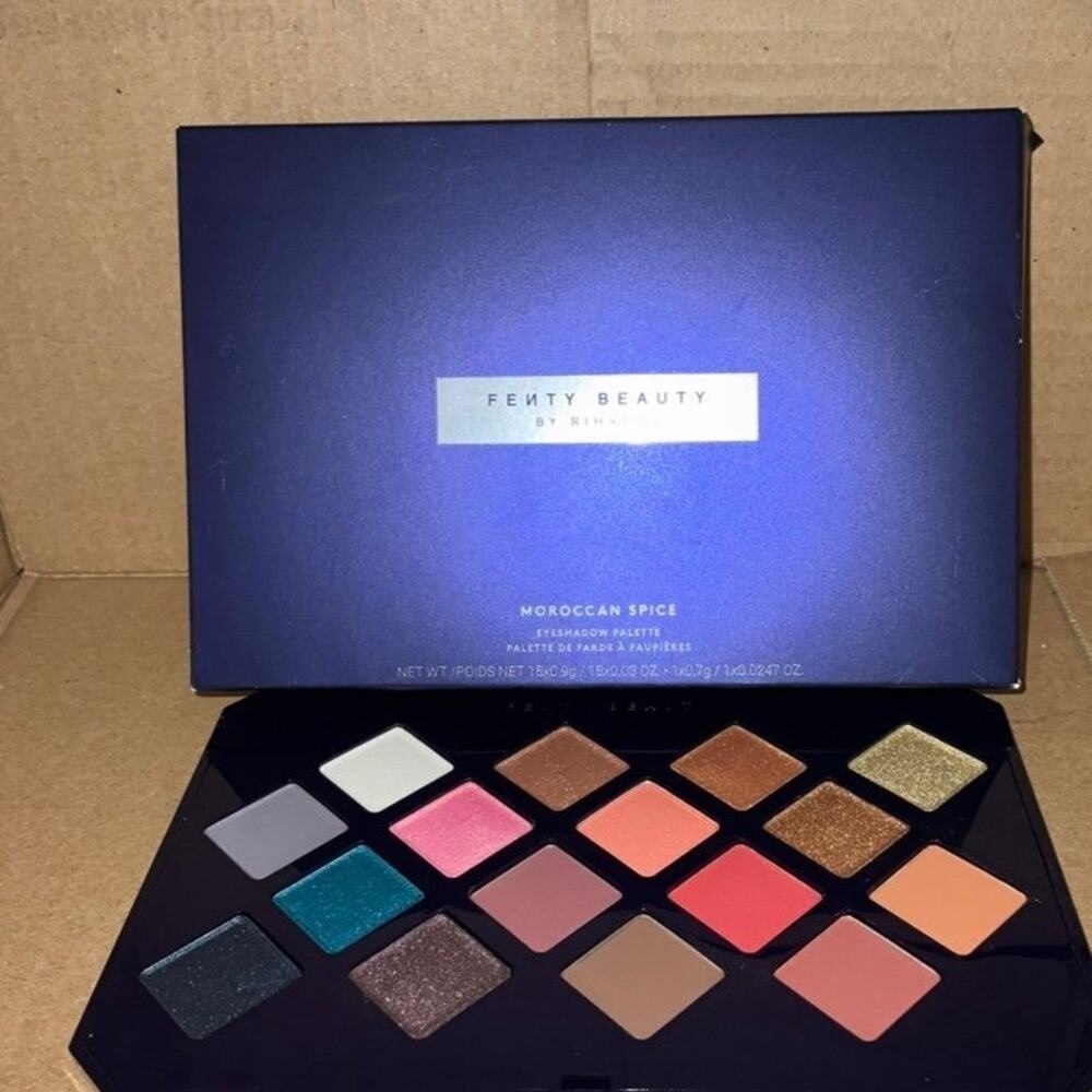 Fenty Beauty Moroccan Spice Eyeshadow Palette 16 Shades Rihanna face eye shadow